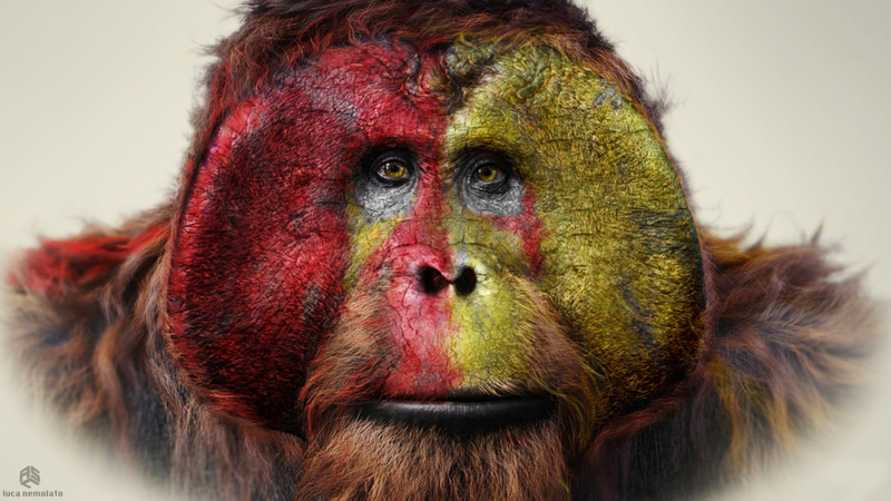 Illustration for article titled Dawn of the Planet of the Apes portraits are scarily human